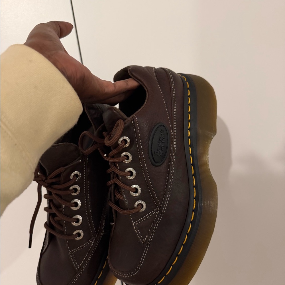 5 -Eye Grizzly leather shoes
